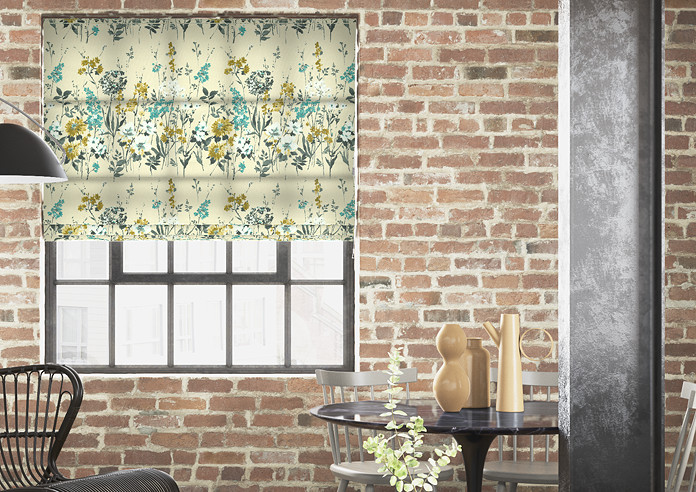 Wild Meadow, Pistachio - Roman Blind - Image 3